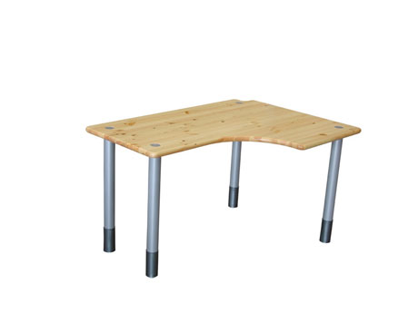 哪儿能定制这样的桌子,桌面是实木的,桌腿是铁的?孩子写作业用.