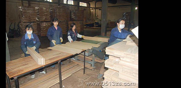 【工场车间】实木地板生产流程